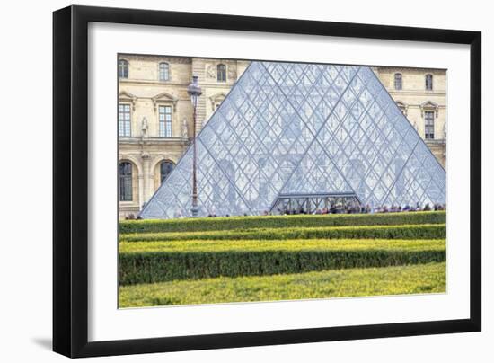 Louvre Pyramid-Cora Niele-Framed Giclee Print