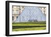 Louvre Pyramid-Cora Niele-Framed Giclee Print