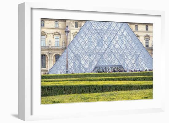 Louvre Pyramid-Cora Niele-Framed Giclee Print