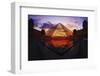 Louvre Pyramide at Sunset, Paris, France, Europe-G & M Therin-Weise-Framed Photographic Print