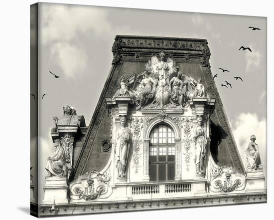 Louvre-Judy Mandolf-Stretched Canvas