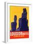 Louxor Hotel Luggage Label-Z-Framed Art Print