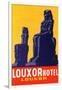 Louxor Hotel Luggage Label-Z-Framed Art Print