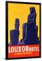 Louxor Hotel Luggage Label-Z-Framed Art Print