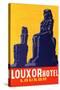 Louxor Hotel Luggage Label-Z-Stretched Canvas