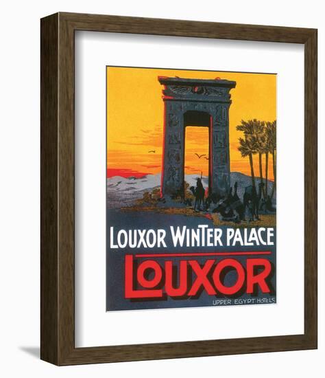 Louxor Winter Palace-null-Framed Premium Giclee Print