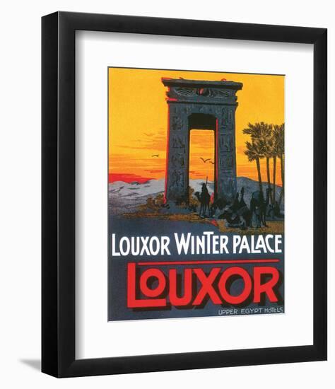 Louxor Winter Palace-null-Framed Art Print