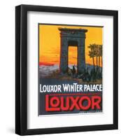 Louxor Winter Palace-null-Framed Art Print