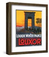 Louxor Winter Palace-null-Framed Art Print