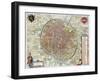 Lovanium, Map of Louvain-Jan Blaeu-Framed Giclee Print