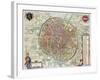 Lovanium, Map of Louvain-Jan Blaeu-Framed Giclee Print