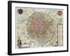 Lovanium, Map of Louvain-Jan Blaeu-Framed Giclee Print