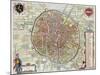 Lovanium, Map of Louvain-Jan Blaeu-Mounted Giclee Print