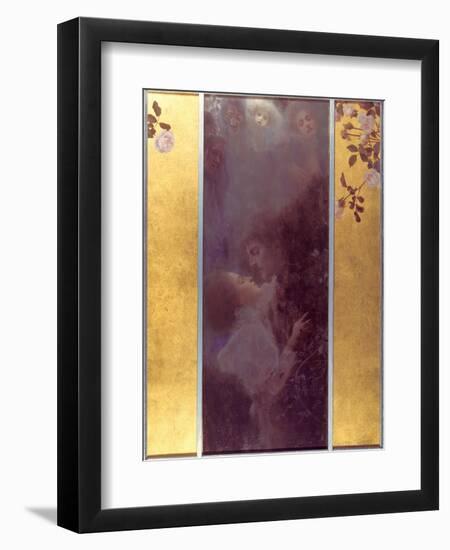 Love, 1895-Gustav Klimt-Framed Giclee Print