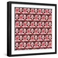 Love a Bull Pattern 1-Dean Russo-Framed Premium Giclee Print