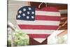 Love America, Heart and US Flag-Joseph Sohm-Stretched Canvas