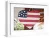 Love America, Heart and US Flag-Joseph Sohm-Framed Photographic Print