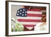 Love America, Heart and US Flag-Joseph Sohm-Framed Photographic Print