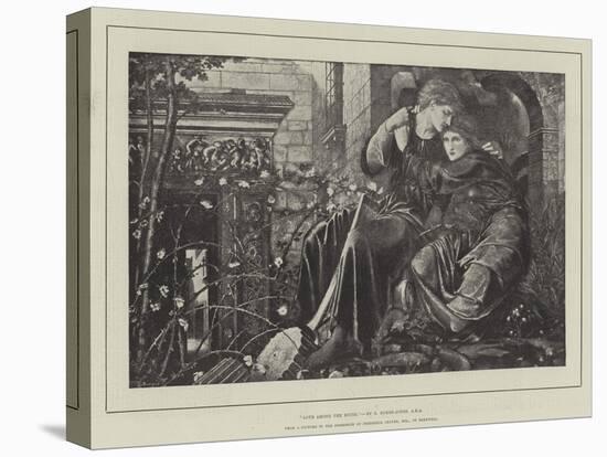 Love Among the Ruins-Edward Burne-Jones-Stretched Canvas