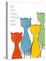 Love and Cats-Anna Quach-Stretched Canvas
