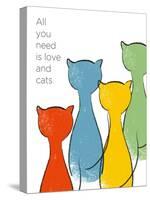 Love and Cats-Anna Quach-Stretched Canvas