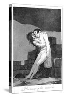 Love and Death, 1799-Francisco de Goya-Stretched Canvas