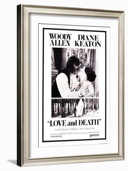 Love and Death, Woody Allen, Diane Keaton, 1975-null-Framed Art Print