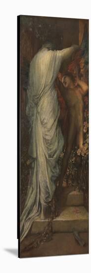 Love and Death-George Frederic Watts-Stretched Canvas