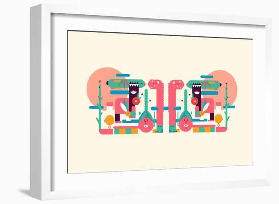 Love and Form-null-Framed Art Print