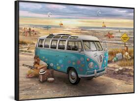 Love and Hope Vw Bus-null-Framed Poster