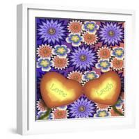 Love And Laugh-Fractalicious-Framed Giclee Print