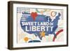 Love and Liberty I-Veronique Charron-Framed Art Print