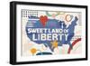 Love and Liberty I-Veronique Charron-Framed Art Print