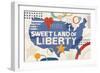 Love and Liberty I-Veronique Charron-Framed Art Print