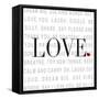 Love and Life I-SD Graphics Studio-Framed Stretched Canvas