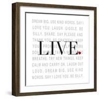 Love and Life II-SD Graphics Studio-Framed Premium Giclee Print