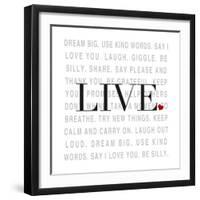 Love and Life II-SD Graphics Studio-Framed Premium Giclee Print