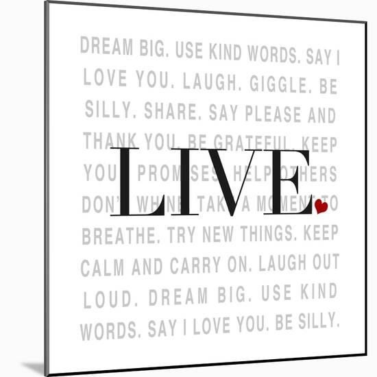 Love and Life II-SD Graphics Studio-Mounted Premium Giclee Print