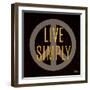 Love and Live II-Patricia Pinto-Framed Premium Giclee Print