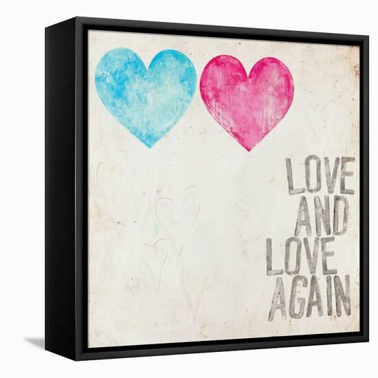 Love and Love Again-Mimi Marie-Framed Stretched Canvas