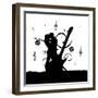 Love And Music-Ata Alishahi-Framed Giclee Print