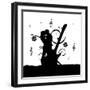 Love And Music-Ata Alishahi-Framed Giclee Print