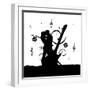 Love And Music-Ata Alishahi-Framed Giclee Print