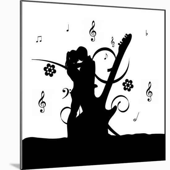 Love And Music-Ata Alishahi-Mounted Giclee Print