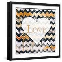 Love and Peace Square I-Patricia Pinto-Framed Art Print