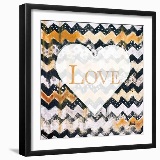 Love and Peace Square I-Patricia Pinto-Framed Art Print