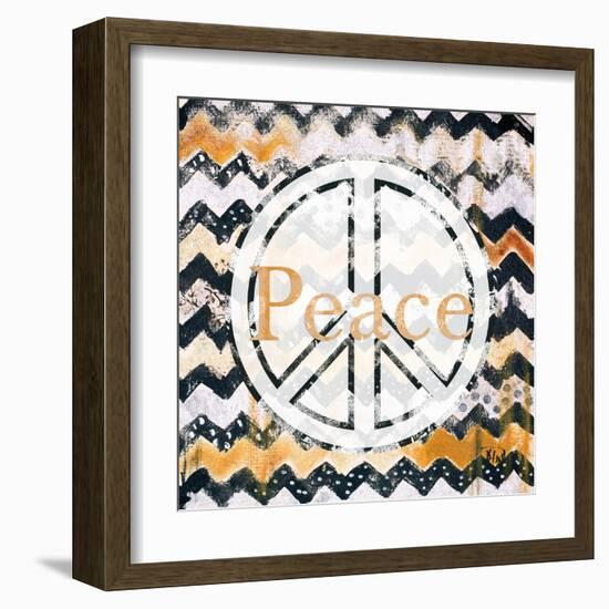 Love and Peace Square II-Patricia Pinto-Framed Art Print