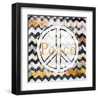 Love and Peace Square II-Patricia Pinto-Framed Art Print