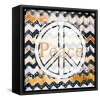 Love and Peace Square II-Patricia Pinto-Framed Stretched Canvas