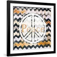 Love and Peace Square II-Patricia Pinto-Framed Art Print